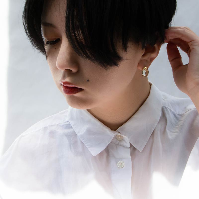 ピアス 天然石 ゴールドフィルド 14KGF amb-gf-ps01 Amer Bijoux |  | 11
