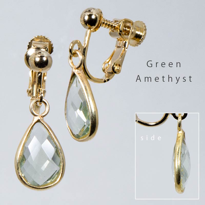 ピアス イヤリング 天然石 ナチュラル 揺れる フック amb-gf-ps53 Amer Bijoux |  | 02