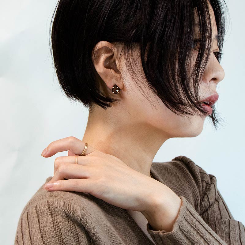 ピアス ゴールドフィルド 天然石 amb-gf-ps76 Amer Bijoux infigo |  | 16
