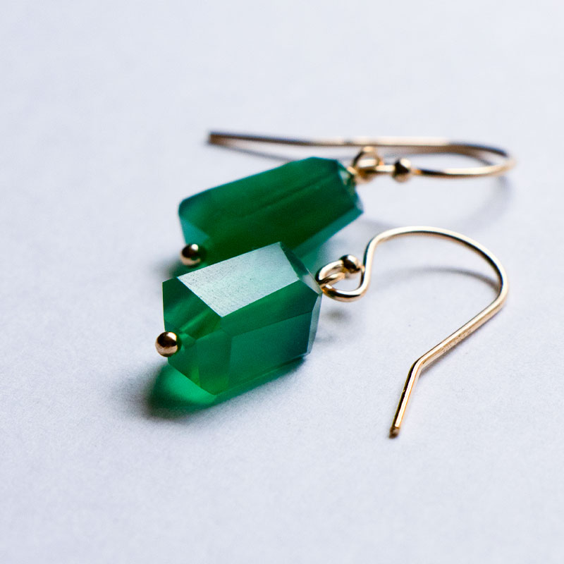 原石 フック ピアス 天然石 ゴールドフィルド シンプル カジュアル amb-gf-ps83 Amer Bijoux |  | 11