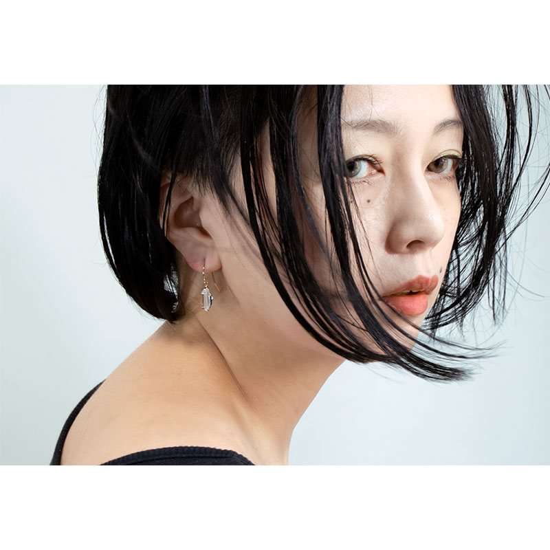 原石 フック ピアス 天然石 ゴールドフィルド シンプル カジュアル amb-gf-ps83 Amer Bijoux |  | 14