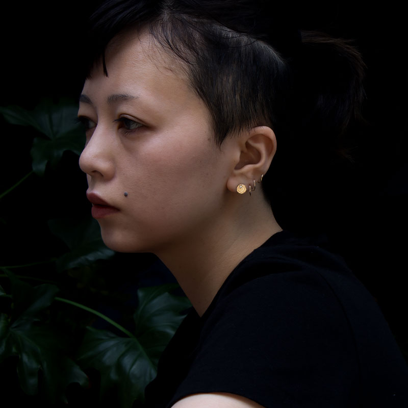 14金 ダイヤモンド ピアス 14K レディース メンズ シンプル アンティーク加工 amb-k14-p04 Amer Bijoux |  | 04