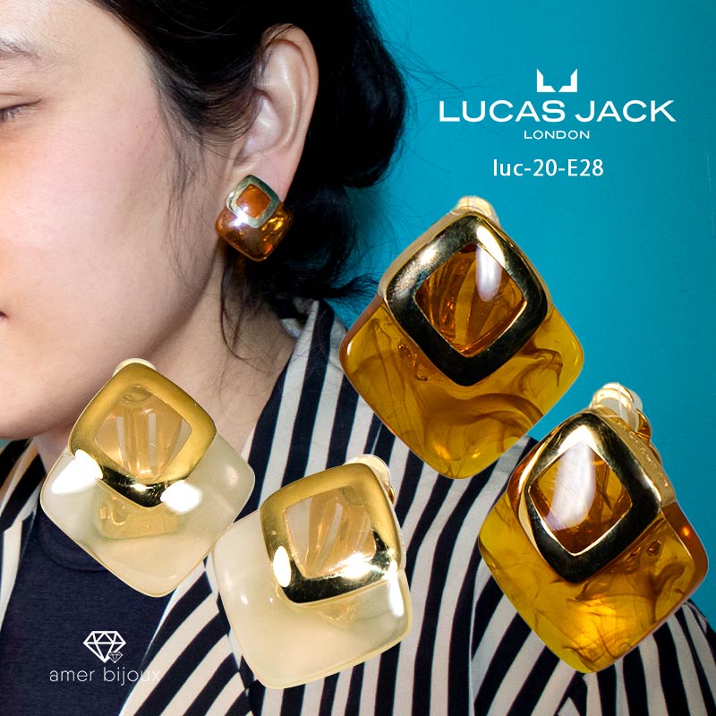 LUCAS JACK london ルーカス ジャック イヤリング luc-20-E28 Amer Bijoux