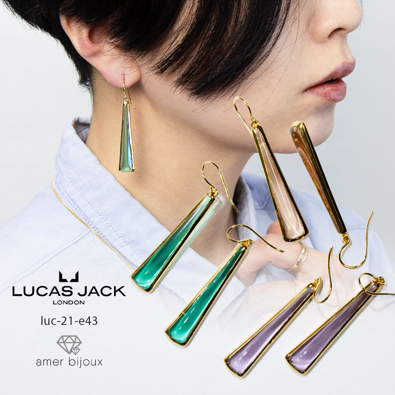 LUCAS JACK london ルーカス ジャック ピアス フック アクリル luc-21-e43 Amer Bijoux