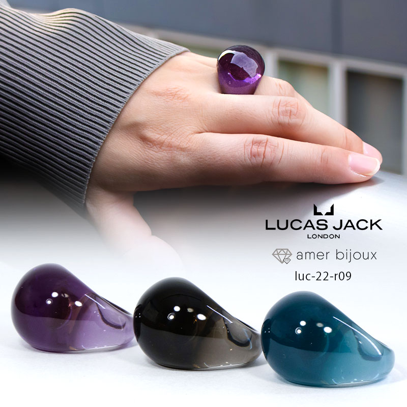 LUCAS JACK london ルーカス ジャック リング 指輪アクリル luc-22-r09 Amer Bijoux