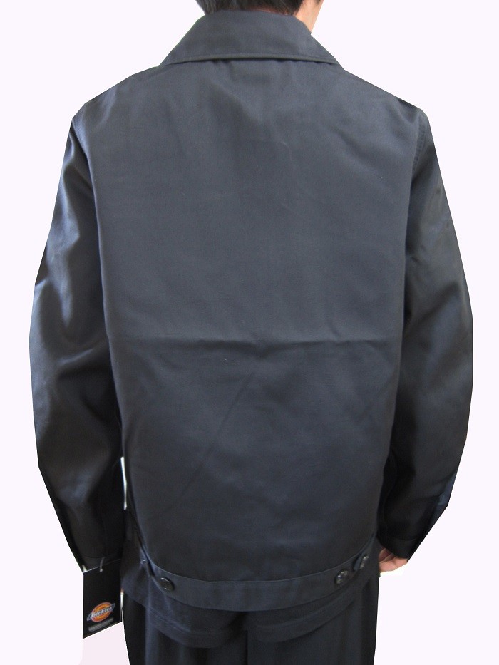 美品 Dickies ワークジャケット JT75 黒 M アイゼン ワッペン Dickies ディッキーズ #JT75 アンラインド アイゼンハワー