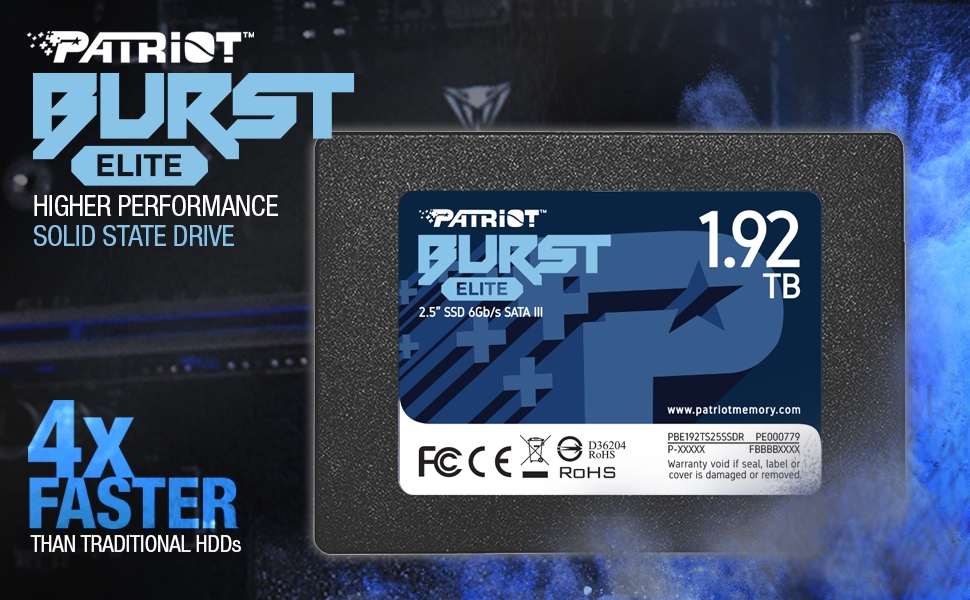 Patriot Memory SSD 960GB Burst Elite SATA3 内蔵2.5インチ