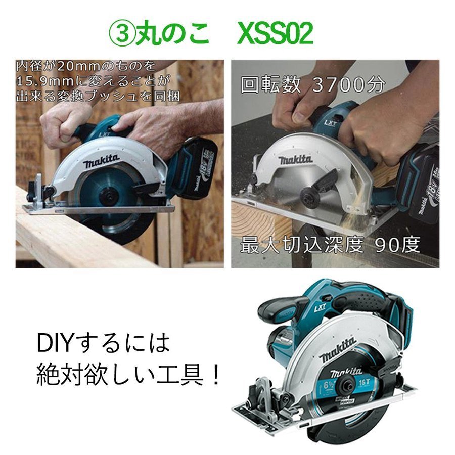 マキタ 電動工具 セット 18V インパクトドライバー 丸のこ 