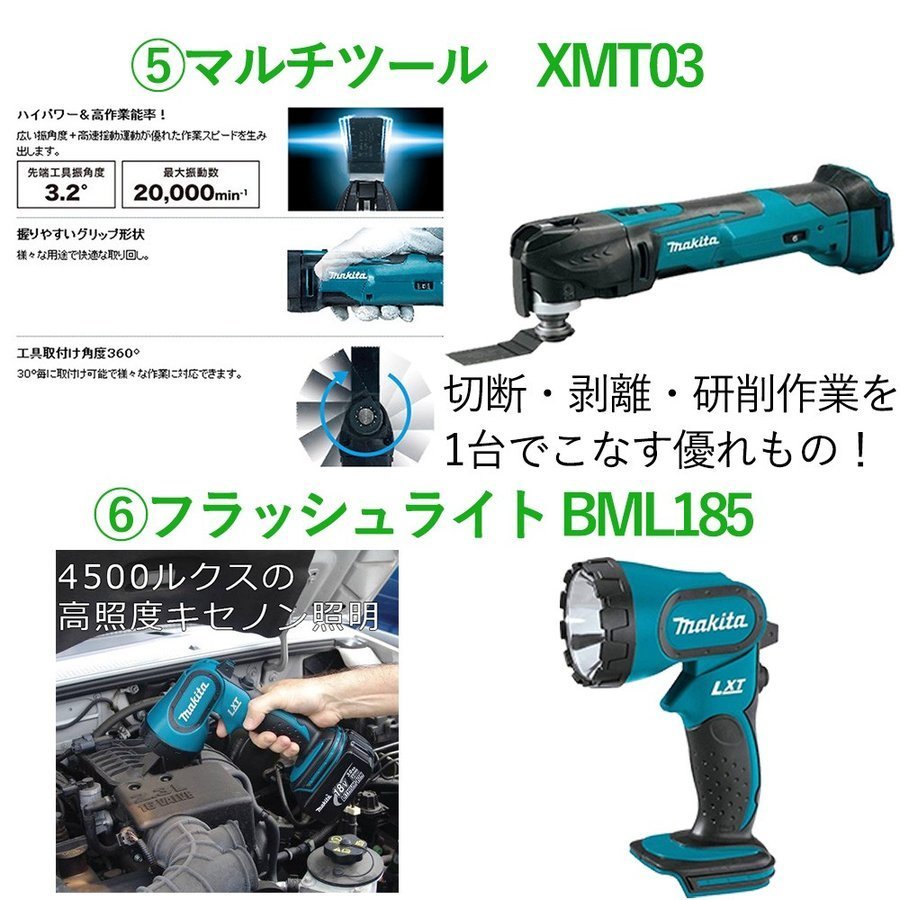 マキタ 電動工具 セット 18V インパクト ドライバー 丸のこ 