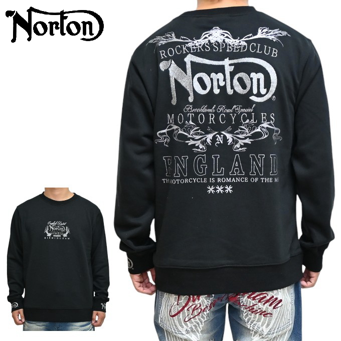 ノートン Norton メンズ トップス スウェット 長袖 フェイク