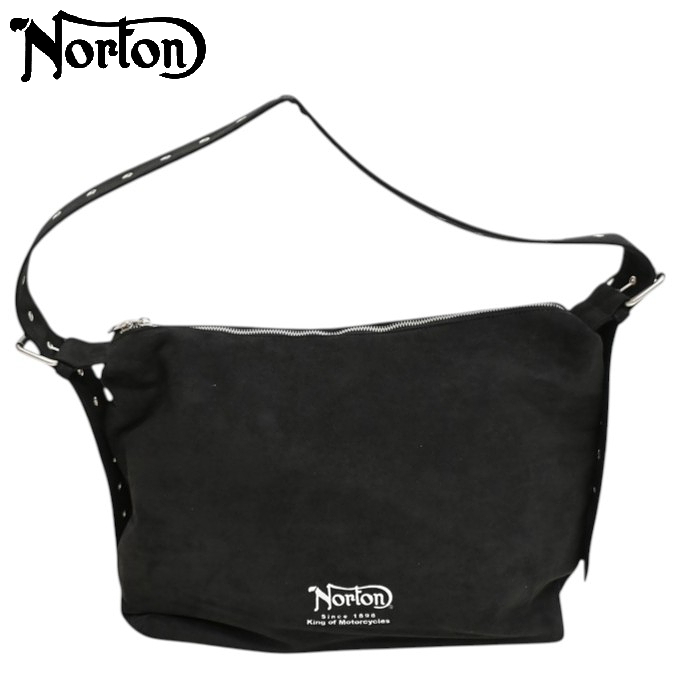 【未使用】NORTON ノートン トートバッグ 黒 肩がけ バイカー バッグ 未使用】NORTON ノートン トートバッグ 黒 肩がけ バイカー バッグ 未