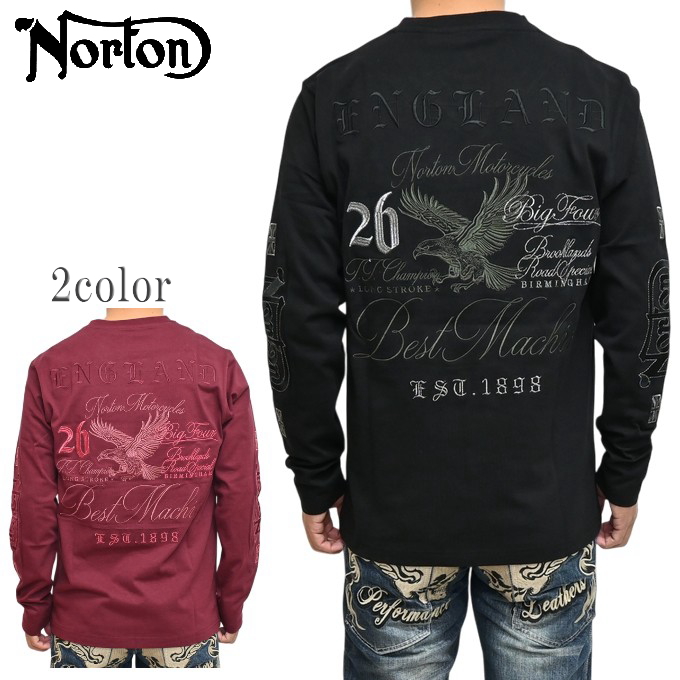 ノートン（NORTON） 服 アパレル 261N1103 長袖Tシャツ イーグル 