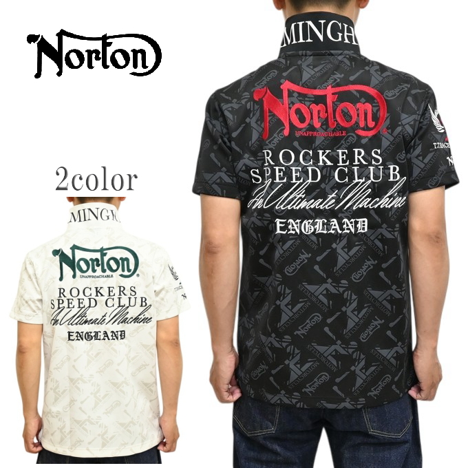 N255 Norton ポロシャツ 半袖Tシャツ ノートン（NORTON） 服 アパレル 262N1204 半袖ポロシャツ カラー