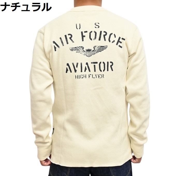 AVIREX（アヴィレックス） 783-5230030 ハニカムワッフル USAF 長袖T