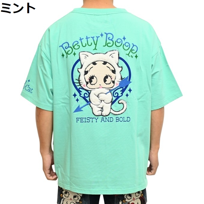 ★ 90s ベティーブープ ビッグプリント ベティーちゃん 半袖 Tシャツ XL BETTY BOOP（ベティ ブープ） NEVER MIND ネバーマインド BBN-2604