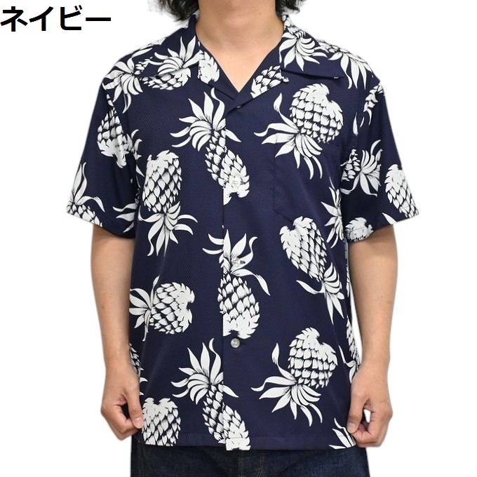 デューク・カハナモク アロハシャツ L ネイビー DUKE KAHANAMOKU - デューク・カハナモク | アロハシャツ 通販