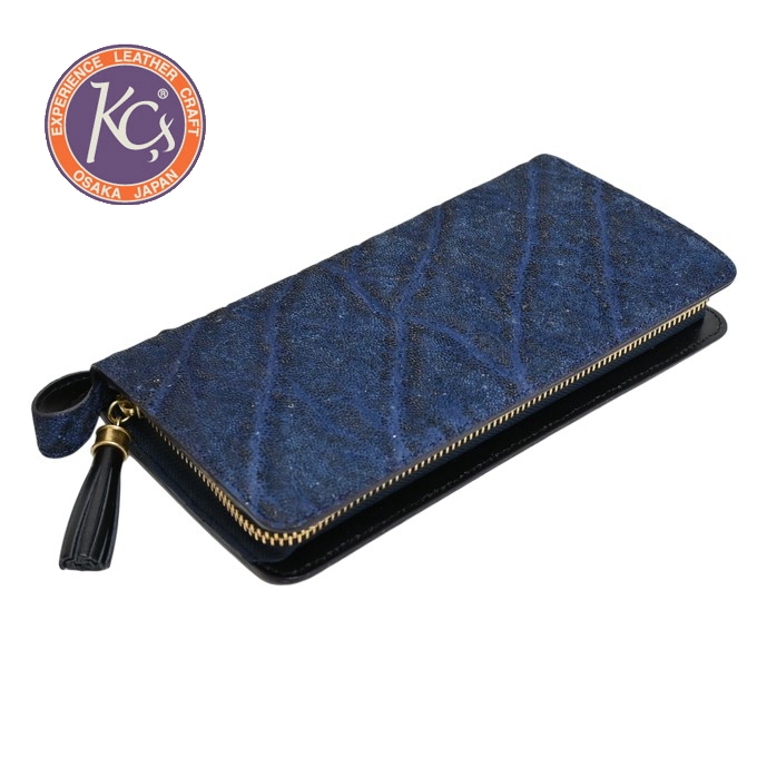 ケイシイズ　KCs エレファント　ロングウォレット　長財布　黒赤　ストラップ ケイシイズ KCs エレファント ロングウォレット 長財布 黒赤