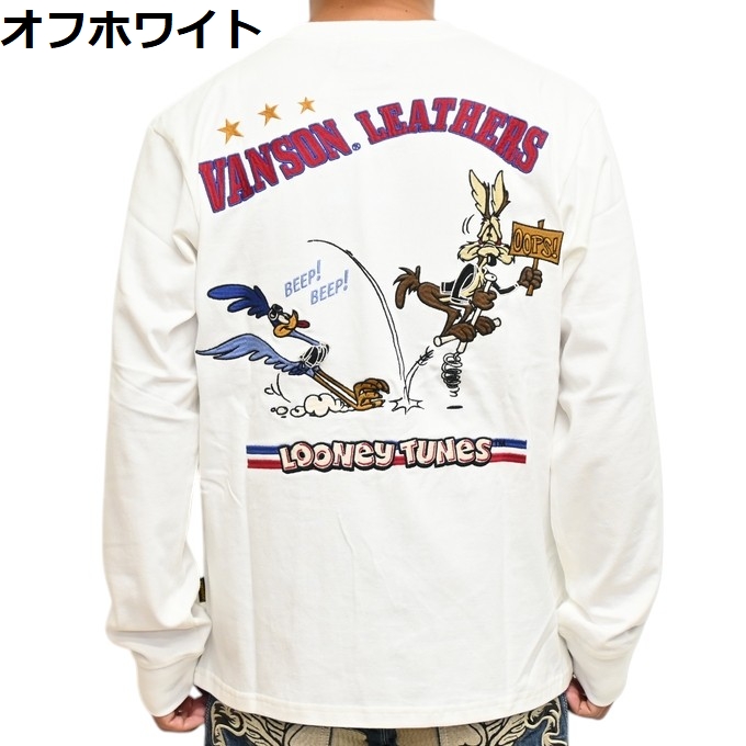 VANSON（バンソン） ルーニーテューンズ LTV-2509 天竺 長袖Tシャツ