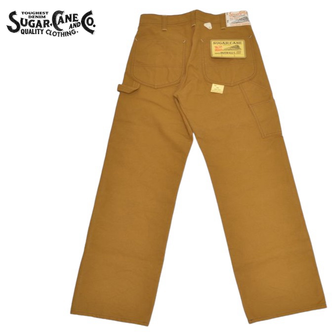 シュガーケーン SUGAR CANE SC41824 ブラウン ダック ワークパンツ ペインターパンツ 13oz. BROWN DUCK WORK  PANTS