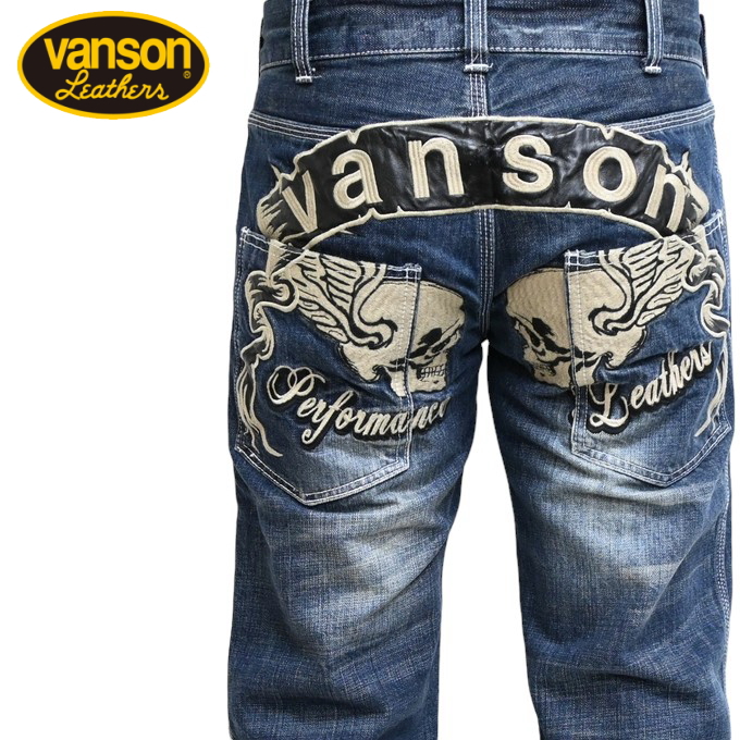 タグ付き Roen スカル スワロフスキー ペイント デニム ライダース 楽天市場】バンソン VANSON ジーンズ フライングファイヤー