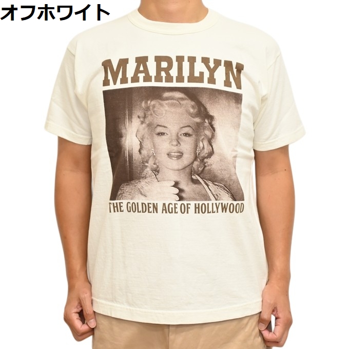 TOYS McCOY トイズマッコイ マリリンモンロー Tシャツ オフホワイト TOYS McCOY（トイズマッコイ） TOYS McCOY TMC2640 半袖Tシャツ