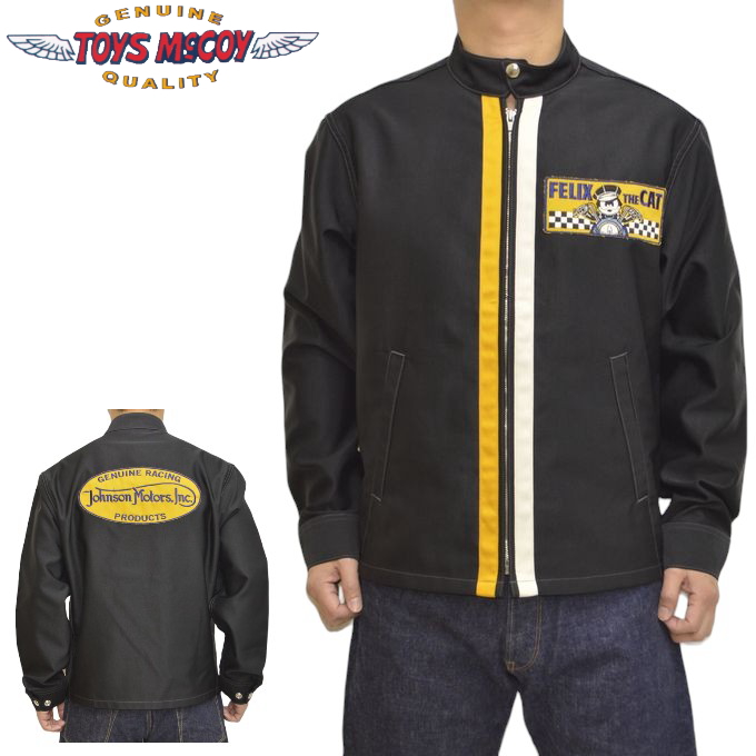 トイズマッコイTOYS McCOY コットン/ナイロン レーシング ジャケット BECK NYLON/COTTON RACING JACKET JOHNSON MOTORS TMJ2410 tmj2418-1.jpg