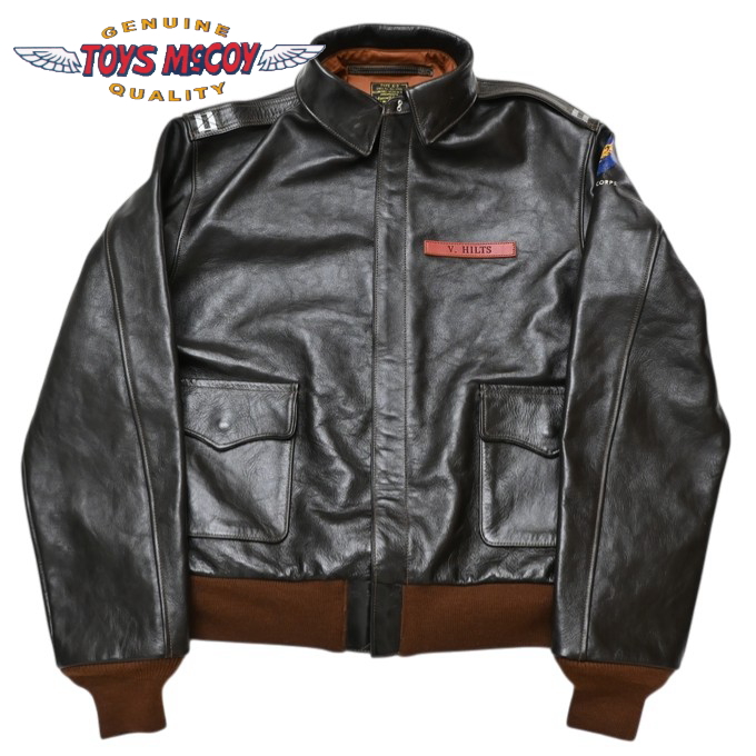 美品 トイズマッコイ TOYS McCOY A-2 フライトジャケット 38 TOYS McCOY（トイズマッコイ） TOYS McCOY TMJ2544 タイプ A-2 レザー