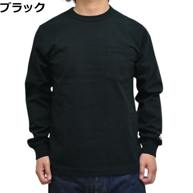 WHITESVILLE ホワイツビル WV68849 ヘビー天竺 長袖Tシャツ ポケット 