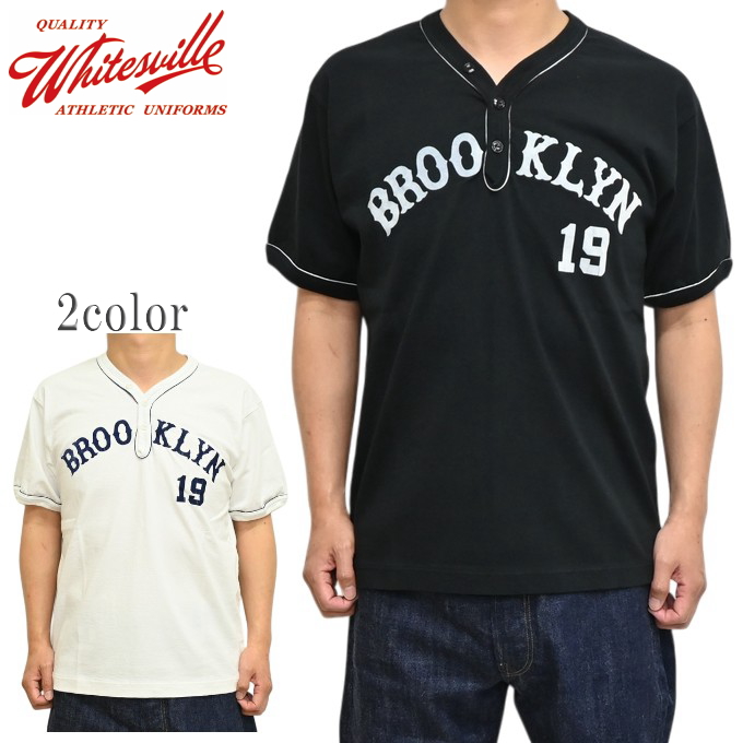WHITESVILLE ホワイツビル WV79687 半袖Tシャツ ヘンリーネック T