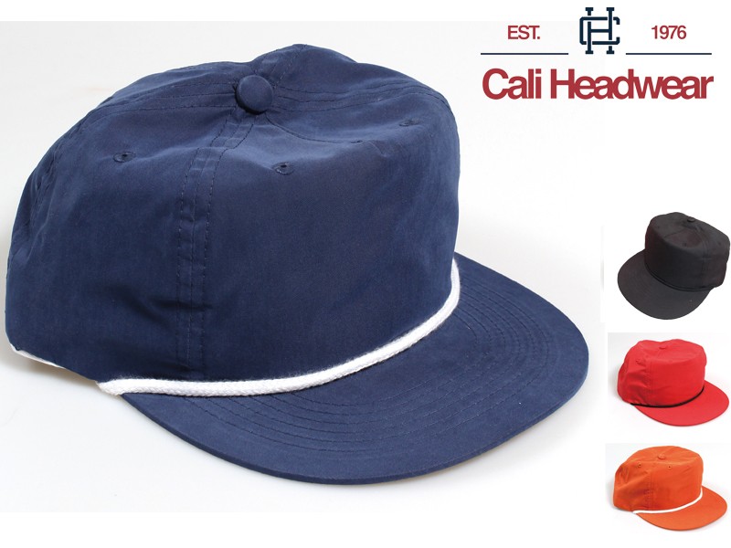 キャップ 帽子 メンズ Cali Headwear NY02(NY92) 5 Panel Nylon