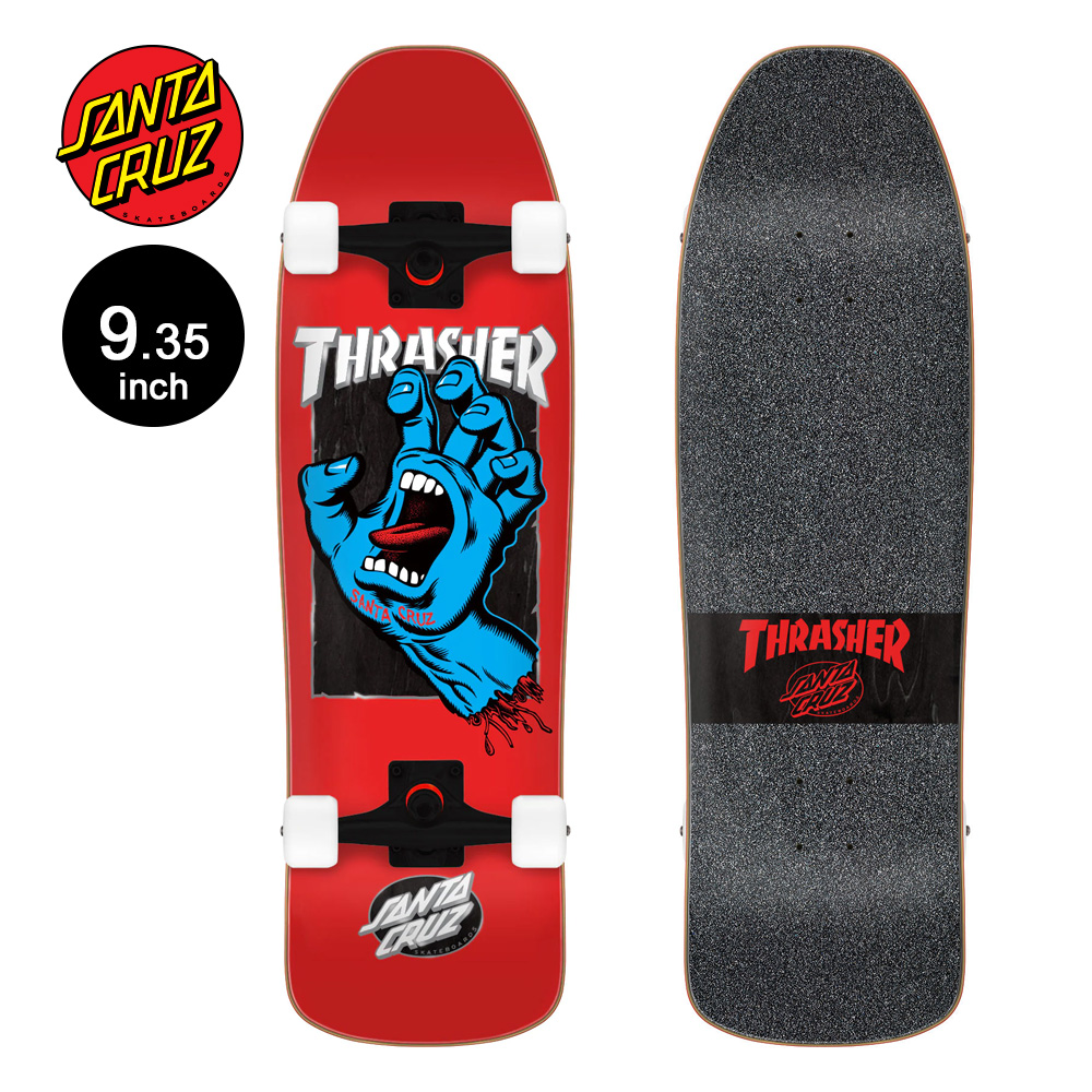 SANTA CRUZ サンタクルーズ 9.35in THRASHER SCREAMING HAND SHAPED 