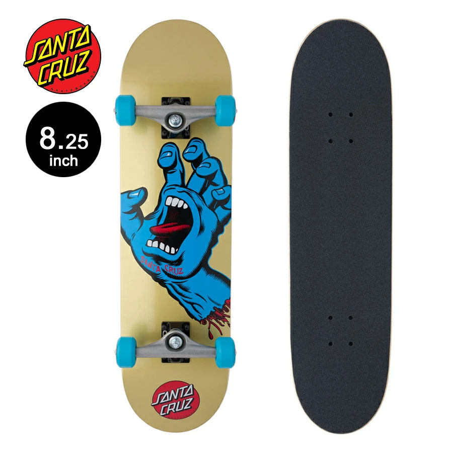 SANTA CRUZ（サンタクルーズ） 8.25in x 31.5in SCREAMING HAND SK8