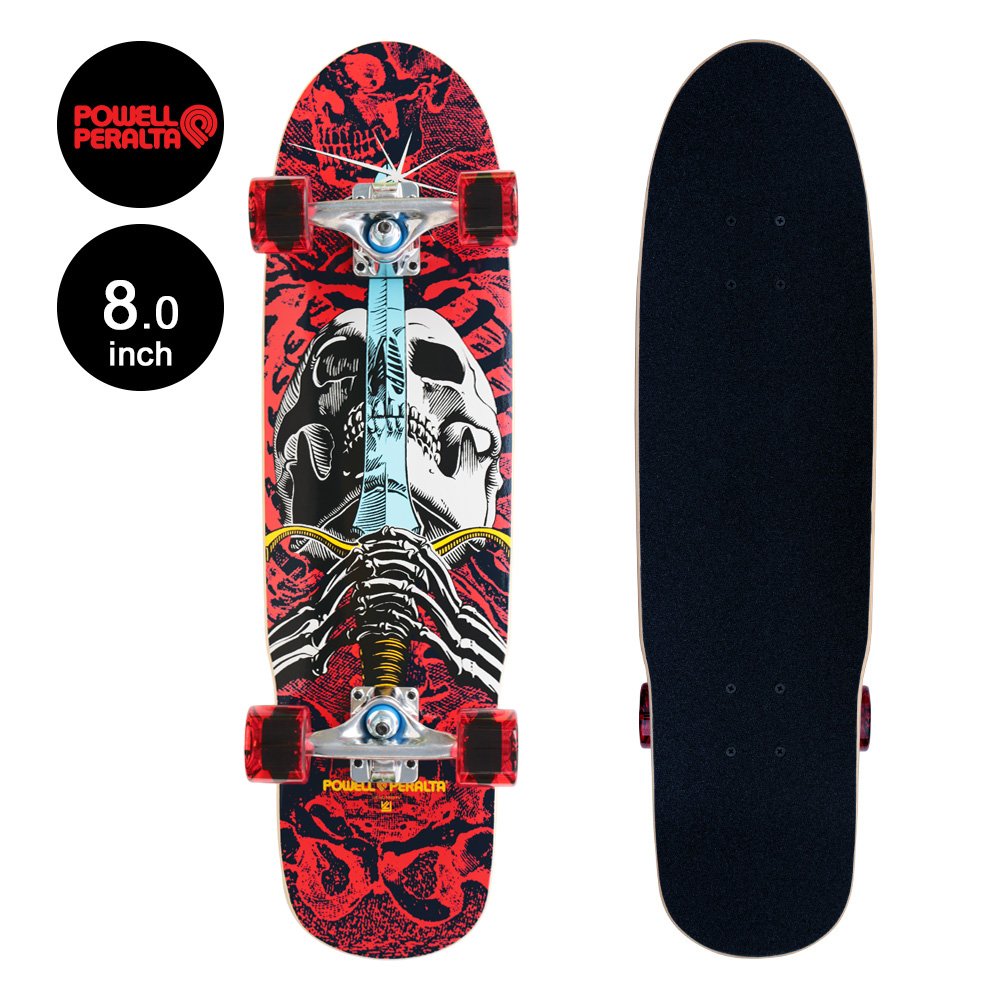 POWELL PERALTA スケートボード 8インチ コンプリート スケボー POWELL（パウエル） パウエル・ペラルタ POWELL PERALTA 8.0inch