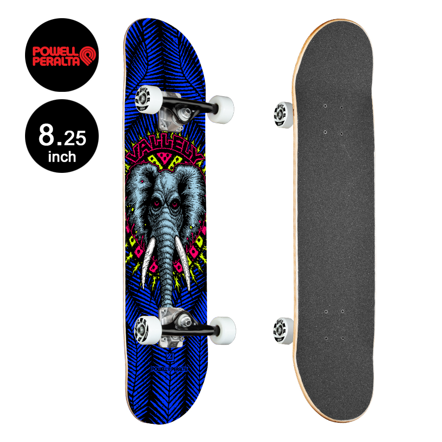 POWELL PERALTA パウエル・ペラルタ 8.25in x 31.95in VALLELY ELEPHANT SKATEBOARD  COMPLETE コンプリート 完成組立品 スケートボード スケボー 初心者(2201) : 30210670 : American Street  Style - 通販 - Yahoo!ショッピング