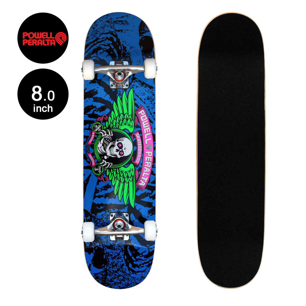 Powell スケボーコンプリート 8inc スケートボード RIPPER柄 POWELL（パウエル） パウエル・ペラルタ POWELL PERALTA 8.0in x 31.45