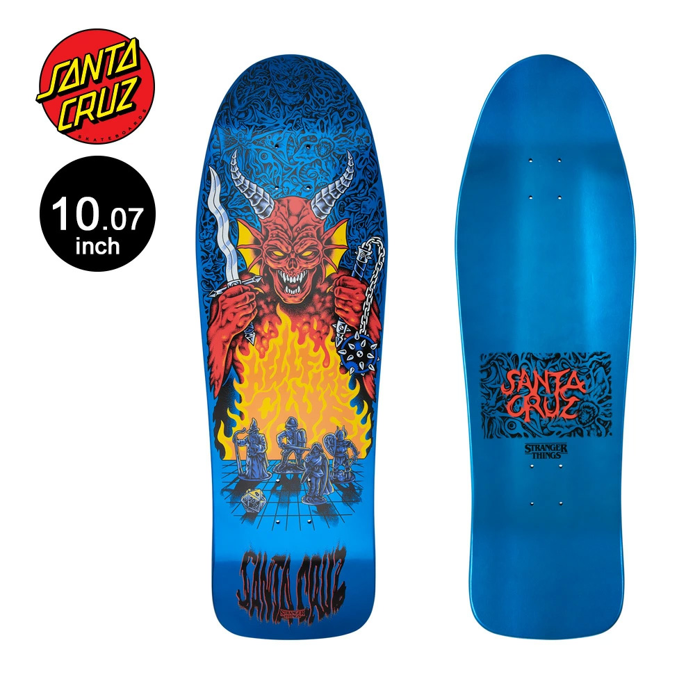 SANTA CRUZ（サンタクルーズ） スケボー デッキ 10.07 STRANGER THINGS