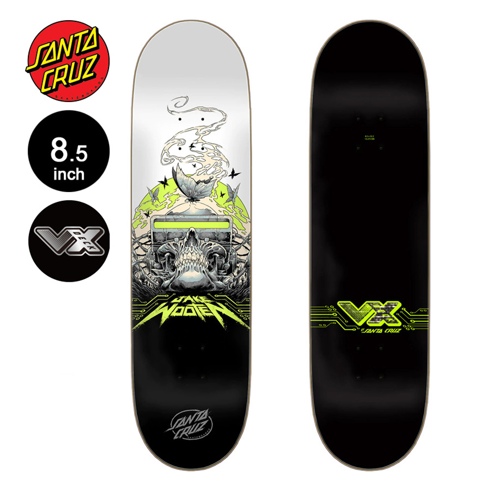 SANTA CRUZ サンタクルーズ スケボー デッキ 8.5 VX WOOTEN CYBER DECK