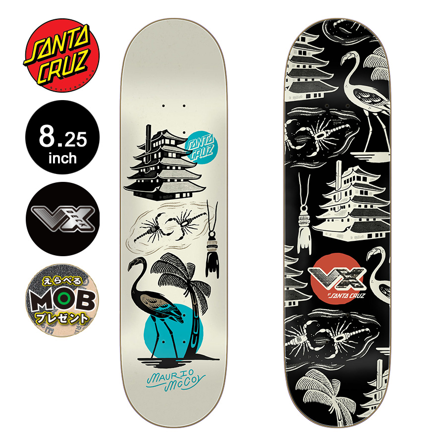 SANTA CRUZ サンタクルーズ スケボー デッキ 8.25 VX McCOY COSMIC EAGLE DECK マウリオ・マッコイ プロモデル VX ブイエックス（2212）