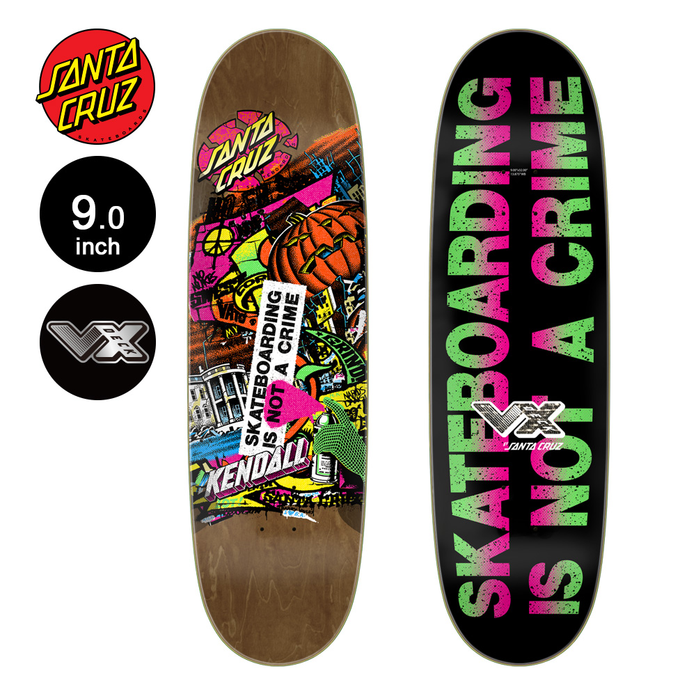 jeffkendall Santa Cruz サンタクルーズ　old デッキ SANTA CRUZ KENDALL PUMPKIN REISSUE DECK 10.0 【 サンタ