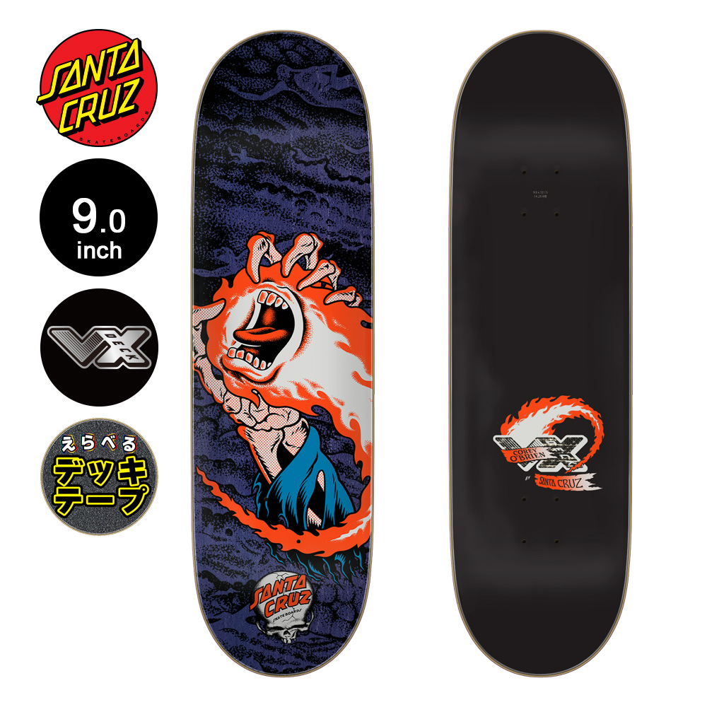 SANTA CRUZ（サンタクルーズ） スケボー デッキ 9.0 OBRIEN REAPER