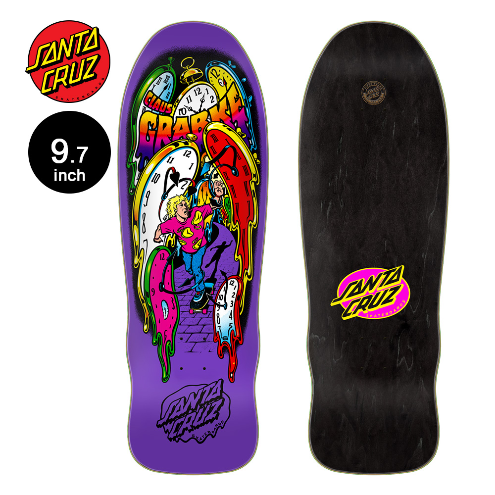 SANTA CRUZ サンタクルーズ スケボー デッキ 9.7 GRABKE MELTING 