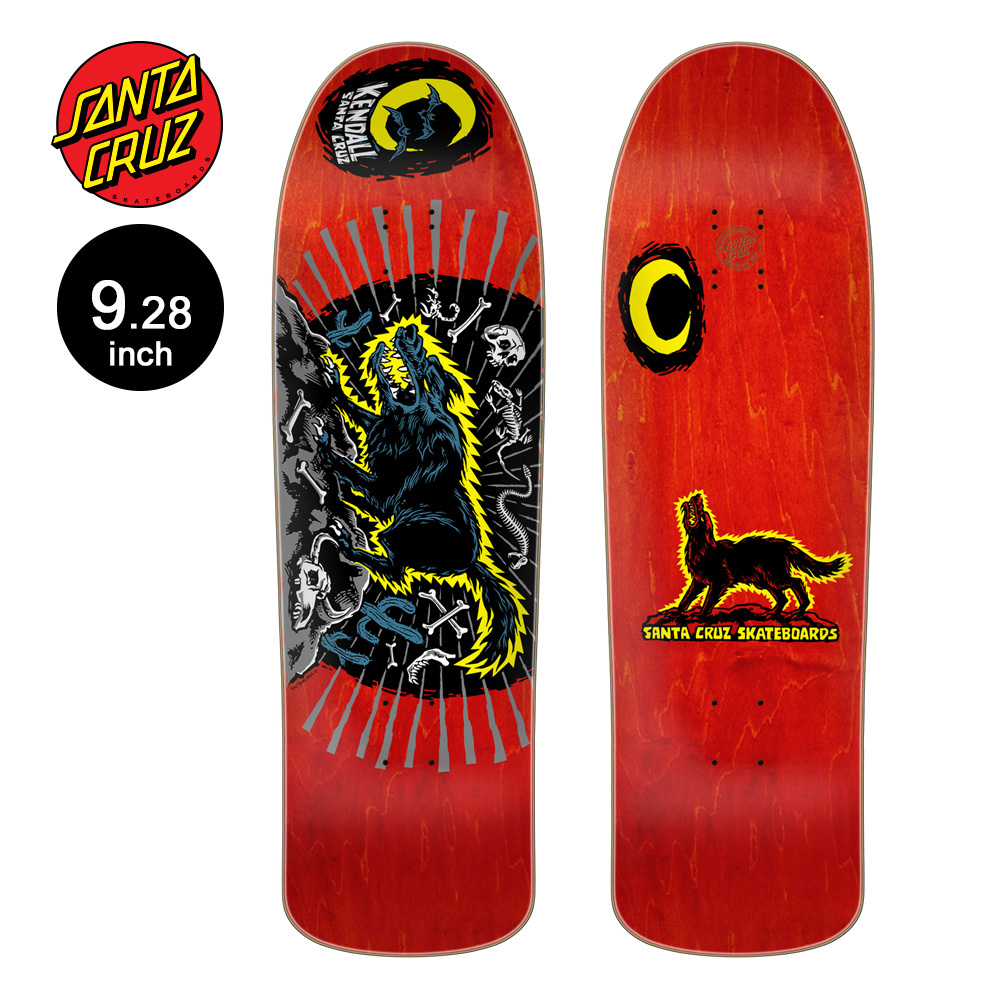 SANTA CRUZ サンタクルーズ スケボー デッキ 9.28 KENDALL WOLF