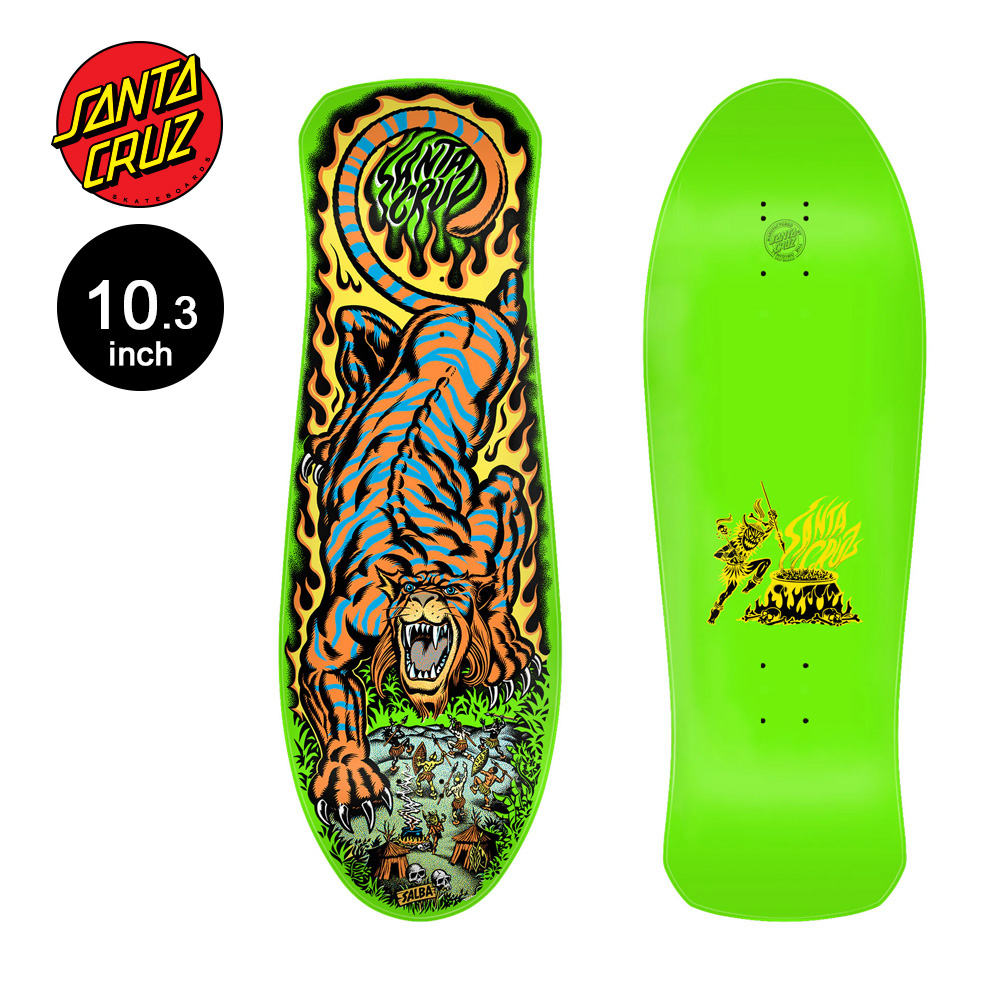 Santa Cruz Salba Baby デッキ Santa Cruz Old School Salba Baby Stomper Reissue Skateboard