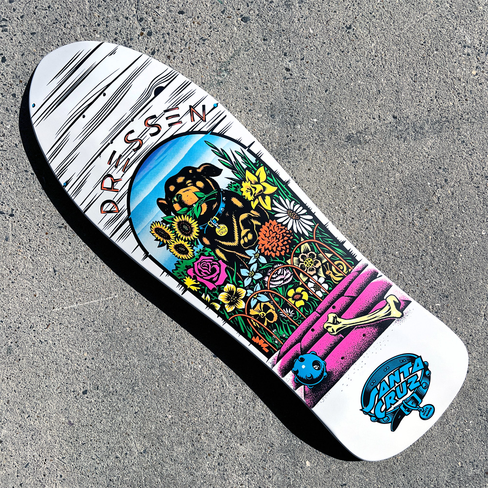 SANTA CRUZ サンタクルーズ スケボー デッキ 9.5 DRESSEN PUP