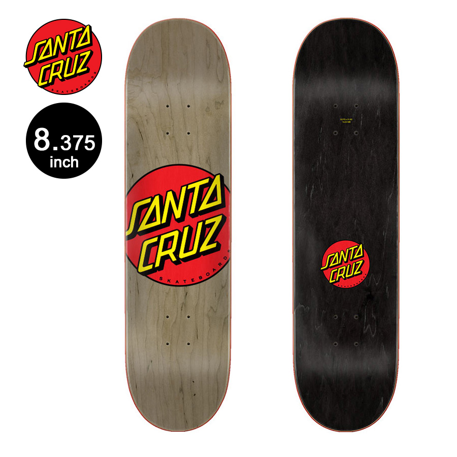 SANTA CRUZ（サンタクルーズ） 8.375in x 31.83in CLASSIC DOT BROWN
