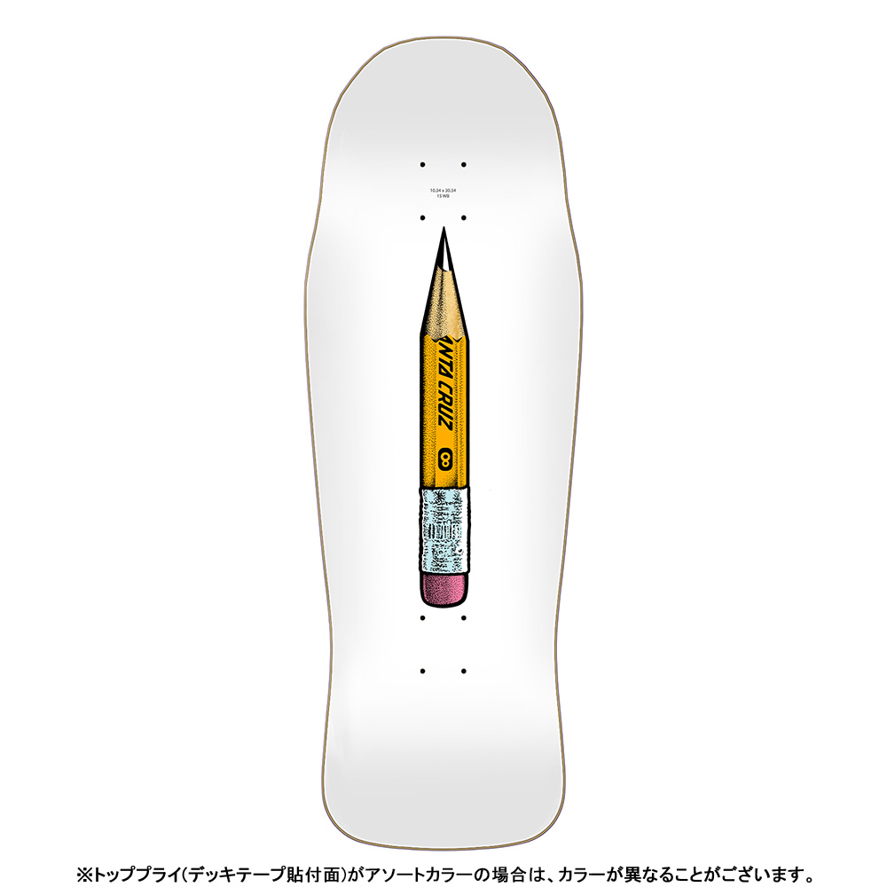 好評継続中！ SANTA CRUZ サンタクルーズ スケボー デッキ 10.34 WINKOWSKI SKETCHBOOK SHAPED DECK エリック・ウィンコウスキ モデル スケートボード 板 （2307）