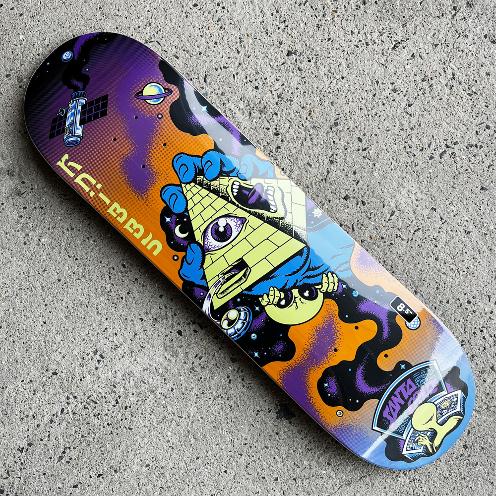 Santa Cruz Claw Grabke イエロー　スケボーデッキ SANTA CRUZ サンタクルーズ スケートボード デッキ 7.75～8.25