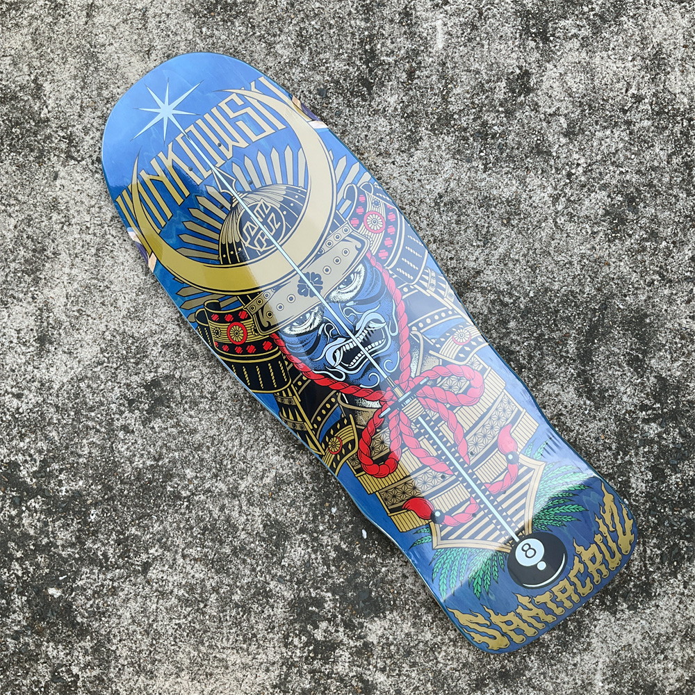 Santa Cruz 武士グラフィック WINKOWSKI サムライプロ 10.35in Winkowski Samurai Deck | Shaped Skateboards | Santa Cruz