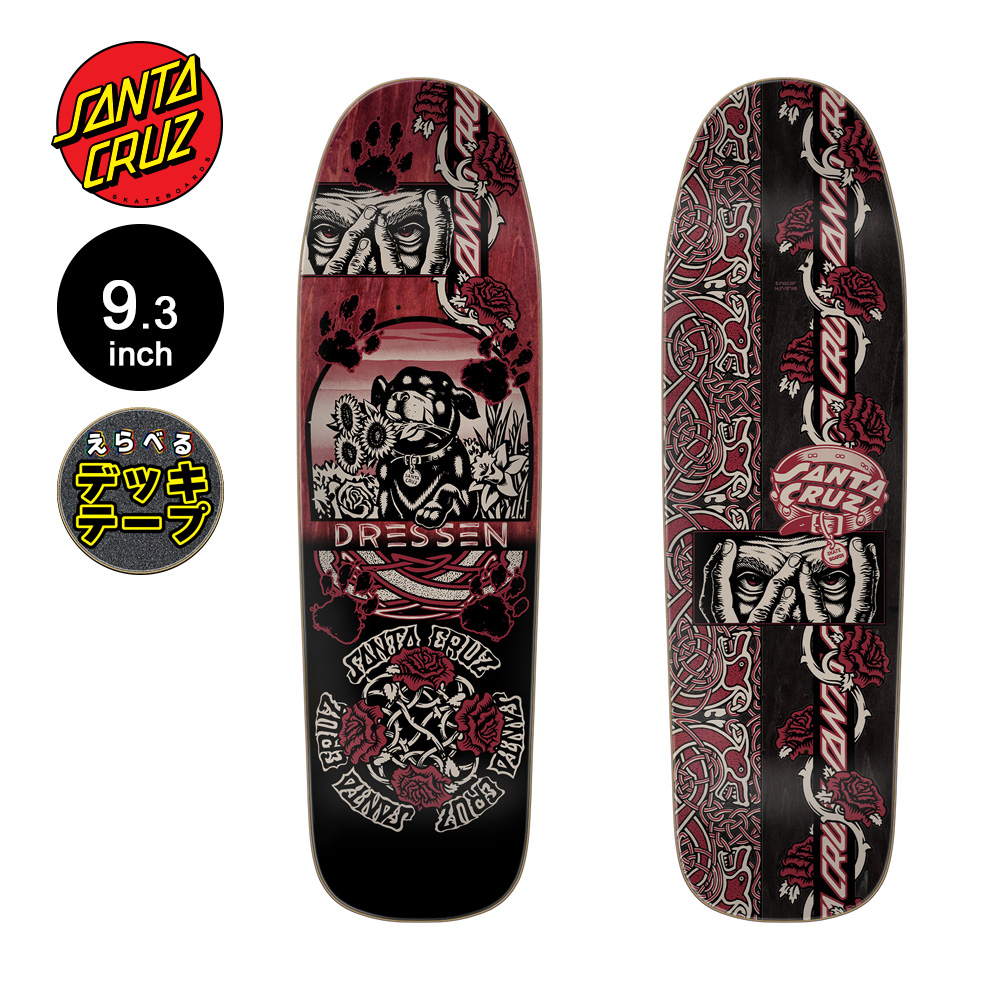 SANTA CRUZ（サンタクルーズ） スケボー デッキ 9.3 DRESSEN EVO PRO