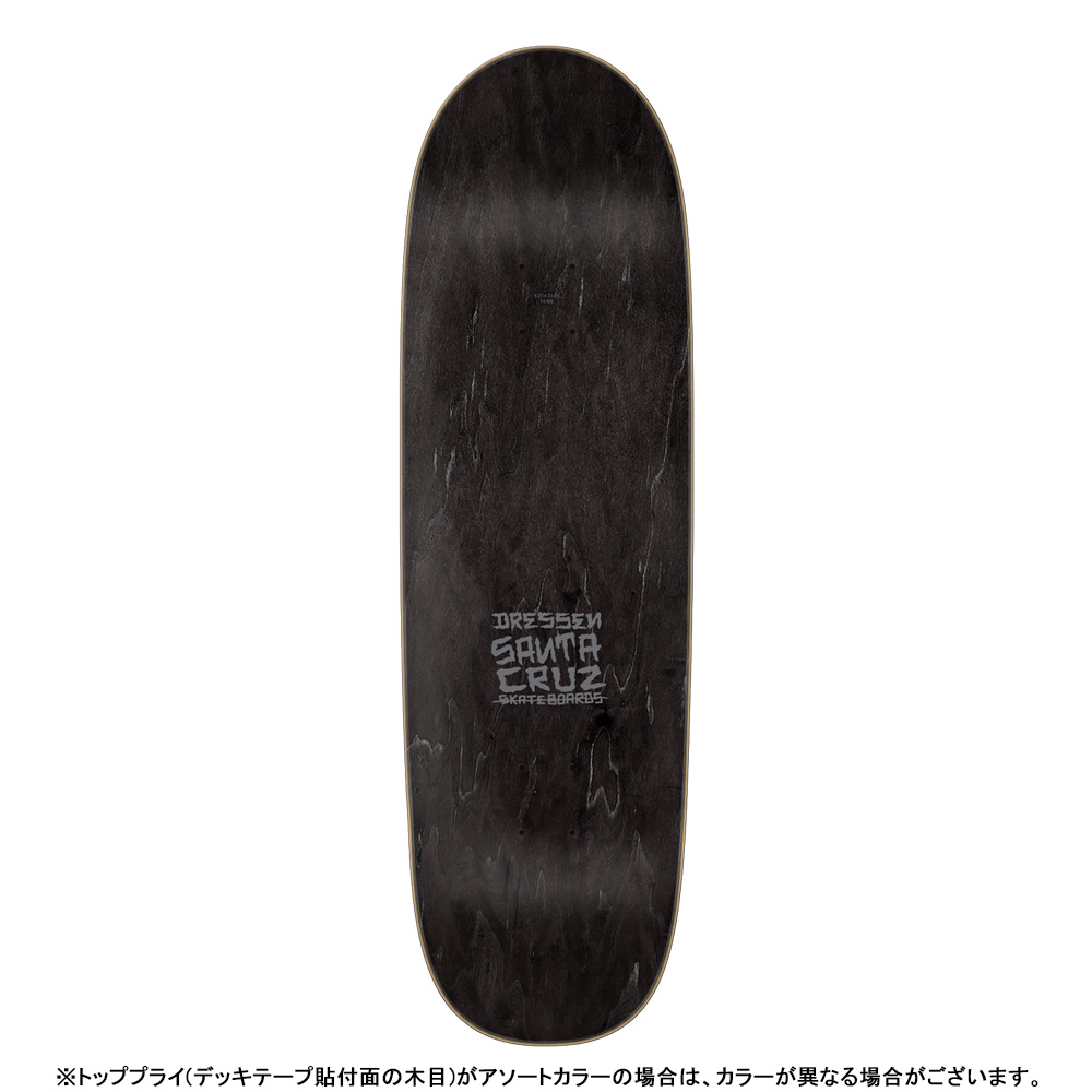 SANTA CRUZ（サンタクルーズ） スケボー デッキ 9.25 DRESSEN SKULL